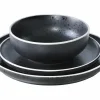 Clearance MEDARD DE NOBLAT Juego de 6 Platos Planos Aster Granit 26 cm - Médard de Noblat