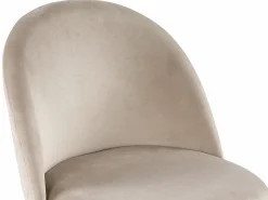 Clearance Juego de 2 sillas - Terciopelo y metal negro mate - . MELBOURNE Sillas Y Lotes De Sillas