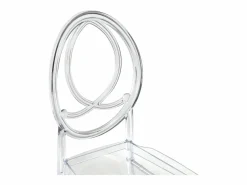 Best Vente-unique Juego de 2 sillas de policarbonato macizo - Cristal - AMALINE Transparente