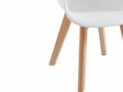Outlet Juego de 2 sillas para niños con brazos de polipropileno y haya - - POUPINETTE Sillas Y Lotes De Sillas
