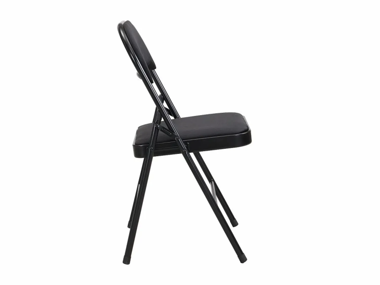 Online Juego de 2 sillas plegables de terciopelo y metal - - ORTENSIA Sillas Y Lotes De Sillas