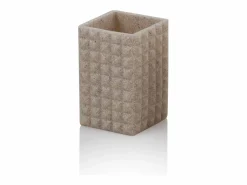 Best Juego de accesorios de baño de diseño moderno de resina Dakar - Beige Marru00f3n