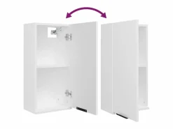 Discount vidaxl Juego de armarios de baño 5 piezas madera contrachapada Blanco