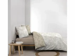 Douceur d'intérieur Juego de Cama 3 Piezas Malia 240x220 cm 100% Algodón Reversible con Cierre de Broches