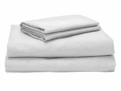 Hot PIKOLIN Juego de cama 150x190cm| HOME| 100% Algodón| 4 piezas| Blanco