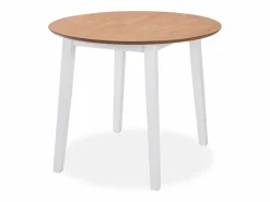 Sale vidaxl Juego de comedor de MDF y madera de caucho 5 piezas Blanco