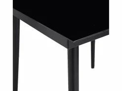 New Clicnbuy Juego de comedor jardín 5 piezas ratán sintético marrón Marru00f3n