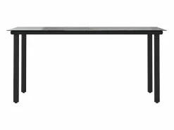 Clearance Juego de comedor jardín 5 piezas cojines ratán sintético marrón Comedores De Jardín