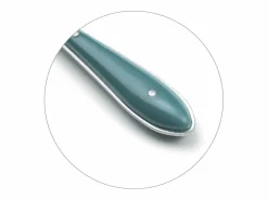 Online Juego de cubiertos de 24 piezas Bistro 1-2-3 en denim con mangos de polipropileno de colores y remaches de acero inoxidable Cubierto
