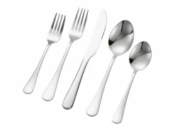 Juego de Cubiertos Juego de Cubiertos de Acero Inoxidable de 30 Piezas, para 6 Personas, para Utensilios de Cocina.