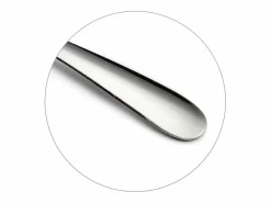 Sale Amefa Juego de cubiertos Nymphéa de 24 piezas de acero inoxidable con líneas curvas y fluidas Plateado