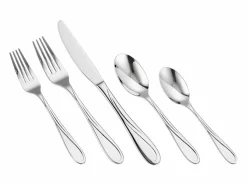 Online Juego de Cubiertos SucceBuy Juego de Cubiertos de Acero Inoxidable de 45 Piezas, para 8 Personas, para Utensilios de Cocina.
