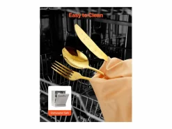 Sale Juego de Cubiertos SucceBuy Juego de Cubiertos de Acero Inoxidable de 60 Piezas, para 12 Personas, para Cocina. Cubierto