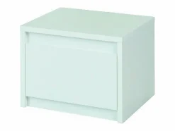 Sale Meublorama Juego de dormitorio VERONA: Cama de 160 cm, cómoda de 3 cajones, mesitas de noche, armario de 4 puertas, brillante. Blanco