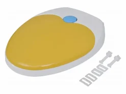 Sale Juego de dos asientos y tapas de inodoro plástico y amarillo 02_0002959 Tapa De Inodoro