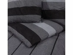 Best Juego de funda nórdica algodón oscuro 200x220 cm ES677292 Gris