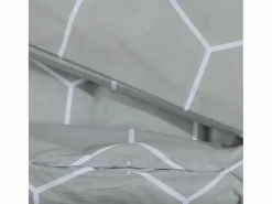 Best Juego de funda nórdica algodón 200x220 cm ES537518 Gris