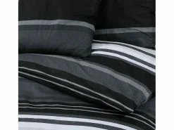 Juego de funda nórdica algodón negro y 225x220 cm ES610362 Ropa De Cama|Juego De Sábanas