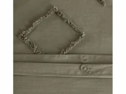 Clearance Sweeek Juego de funda nórdica de algodón, tufted étnico de 2 plazas Verde