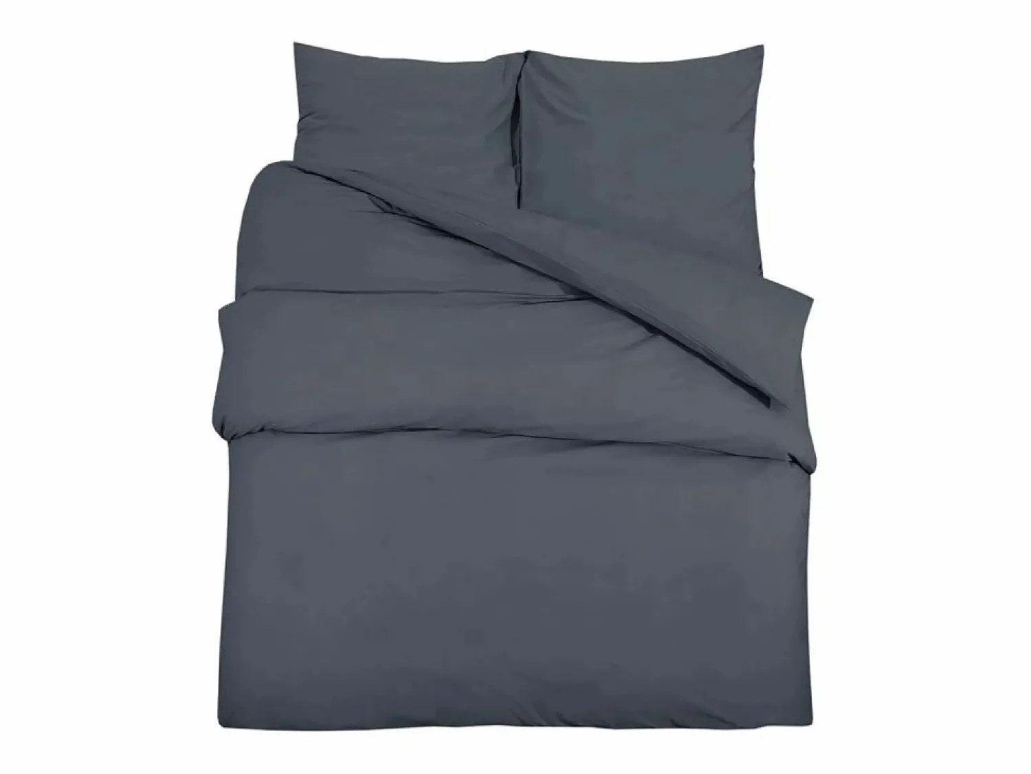 Best Juego de funda nórdica microfibra ligera antracita 135x200 cm ES202774 Gris antracita