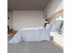 Juego de funda nórdica microfibra ligera 140x200 cm ES106372 Gris