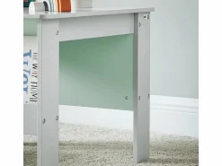 Clearance Sobuy Juego de Mesa y Silla Infantil de Madera Escritorio Infantil con 2 sillas Muebles Infantiles para Niños Verde y Gris KMB88-HG ES Gris claro / Verde claro