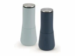 Online Joseph Joseph Juego de molinillos de sal y pimienta Milltop™ Editions Sky , diseño antiderrame, fácil de rellenar y ajustar Azul