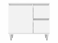 Online vidaxl Juego de muebles de baño 3 pzas madera contrachapada Blanco