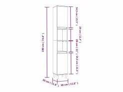 Best vidaxl Juego de muebles de baño 3 pzas madera contrachapada Blanco
