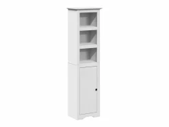 Hot vidaxl Juego de muebles de baño BODO 4 pzas madera maciza pino Blanco
