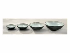 Best MEDARD DE NOBLAT Juego de Pequeñas Cazoletas Shadow Nacre 12 cm (x6) en Gres Reactivo Esmaltado - Colección Luminosa por Médard de Noblat Marru00f3n
