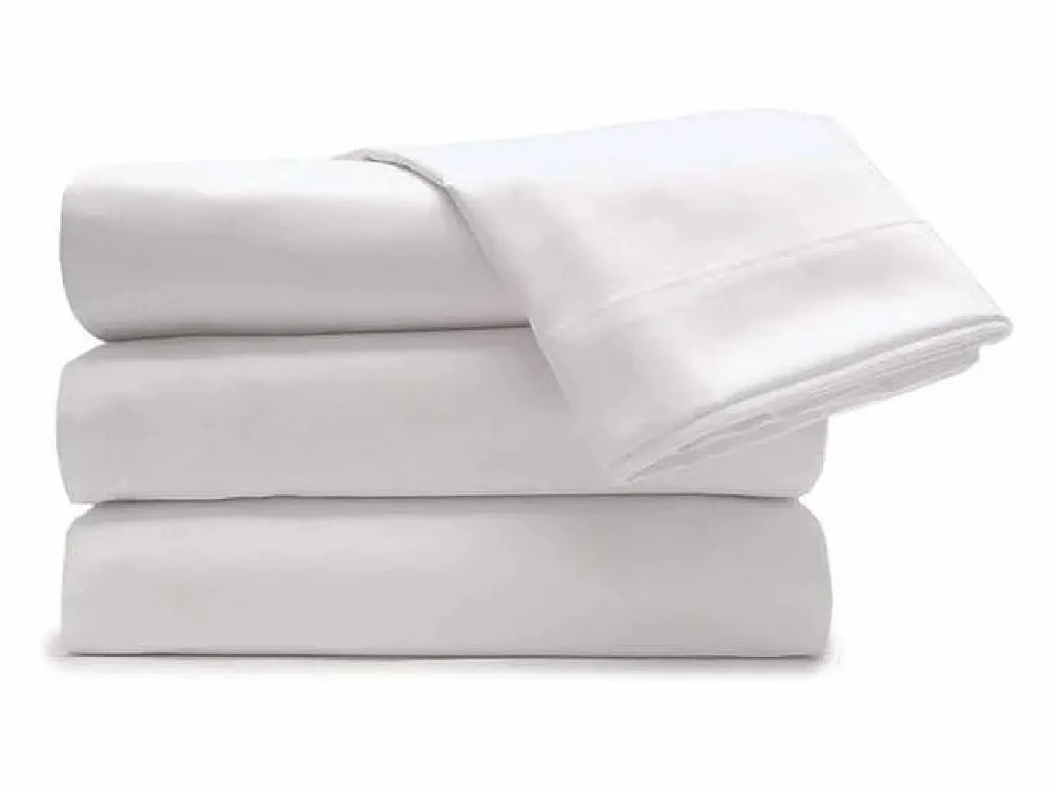 Hot Juego de Sábanas Blancas 3 Piezas Cama 150cm Tacto Extrasuave Descansin Blanco