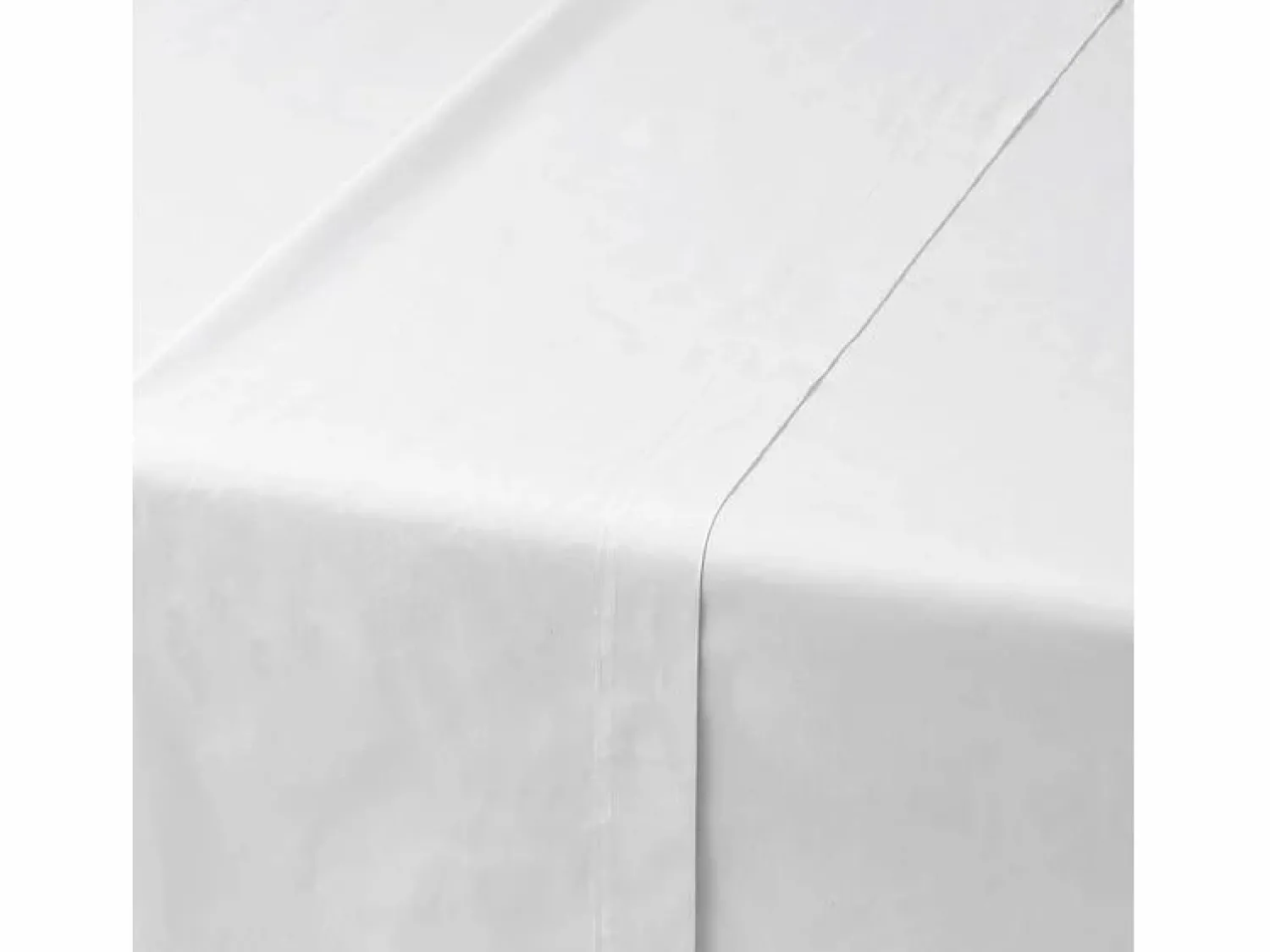 Hot Juego de Sábanas Blancas 3 Piezas Cama 150cm Tacto Extrasuave Descansin Blanco
