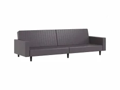 Best vidaxl Juego de sofás 2 piezas cuero sintético Gris