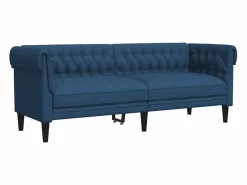 Online Clicnbuy Juego de sofás 2 piezas tela Azul