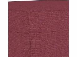 New Juego de sofás 4 piezas tela tinto Conjunto Sofás