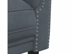Online Clicnbuy Juego de sofás 2 piezas terciopelo oscuro Gris