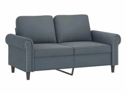 Discount Juego de sofás con cojines 3 piezas terciopelo oscuro Conjunto Sofá Y Sillón