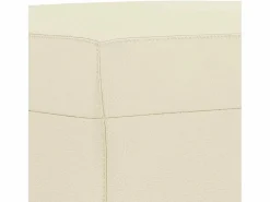 Hot Clicnbuy Juego de sofás con cojines 3 piezas cuero sintético color Crema