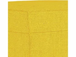 Clicnbuy Juego de sofás con cojines 3 piezas tela claro Amarillo