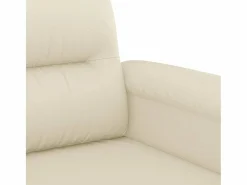 Online Clicnbuy Juego de sofás con cojines 3 piezas cuero sintético Crema