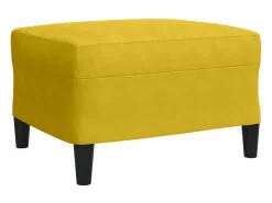 Sale vidaxl Juego de sofás con cojines 4 piezas terciopelo Amarillo