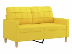 Clicnbuy Juego de sofás con cojines 4 piezas tela claro