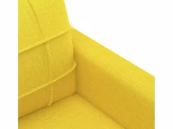 Clicnbuy Juego de sofás con cojines 4 piezas tela claro