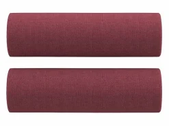 Online Juego de sofás con cojines 4 piezas tela tinto Conjunto Sofá Y Sillón