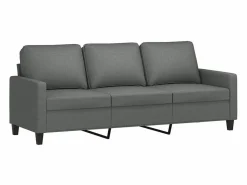 Online Clicnbuy Juego de sofás con cojines 4 piezas tela oscuro Gris