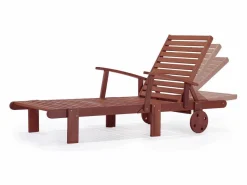 Habitat et jardin Juego de tumbonas pleglables - en madera exótica Tokyo - Mahogany- Marrón caoba