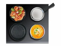 Outlet Juego de utensilios de cocina de acero inoxidable para inducción - 15 piezas - Mango extraíble - Apto para todo tipo de cocinas, Material Y Utensilios De Cocina