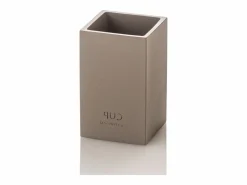 Best Juego moderno de accesorios de baño de resina y ABS Doha - Gris paloma Topo