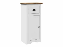 Best Juego muebles baño BODO 3pzas madera maciza pino marrón Estantería Sobre Inodoro